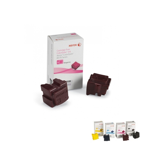 Xerox 108R00937 - Tusz purpurowy [2 kostki] (Magenta) 