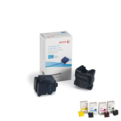 Xerox 108R00936 - Tusz błękitny [2 kostki] (Cyan) 