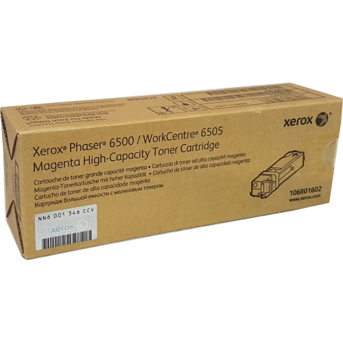 Xerox 106R01602 - Toner purpurowy o zwiększonej wydajności (Magenta)