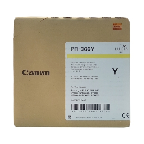 Canon PFI-306 Y - Wkład drukujący żółty (Yellow)