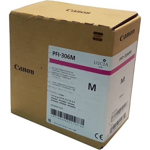 Canon PFI-306 PM - Wkład drukujący purpurowy fotograficzny (Photo Magenta)