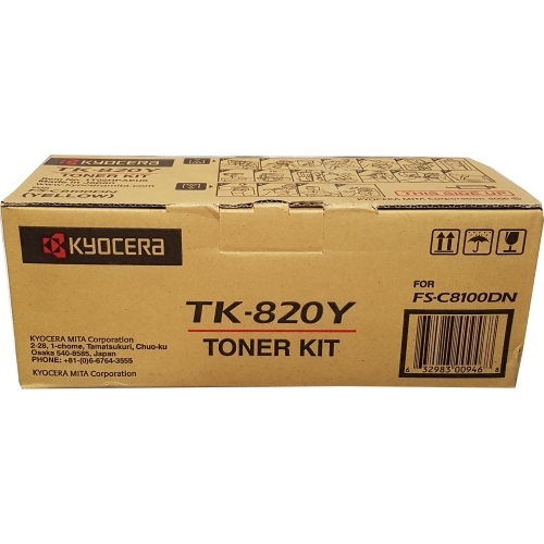 Kyocera TK-820Y - Toner żółty (Yellow)