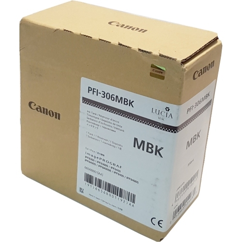 Canon PFI-306 MBK - Wkład drukujący czarny matowy (Matte Black)