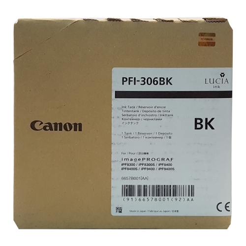 Canon PFI-306 BK - Wkład drukujący czarny (Black)