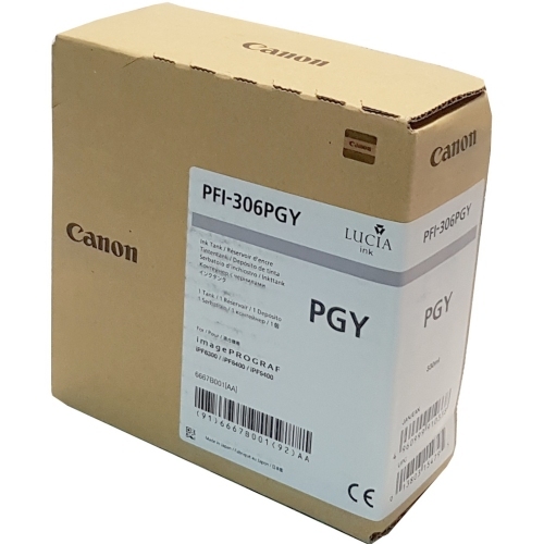 Canon PFI-306 PGY - Wkład drukujący szary fotograficzny (Photo Grey)